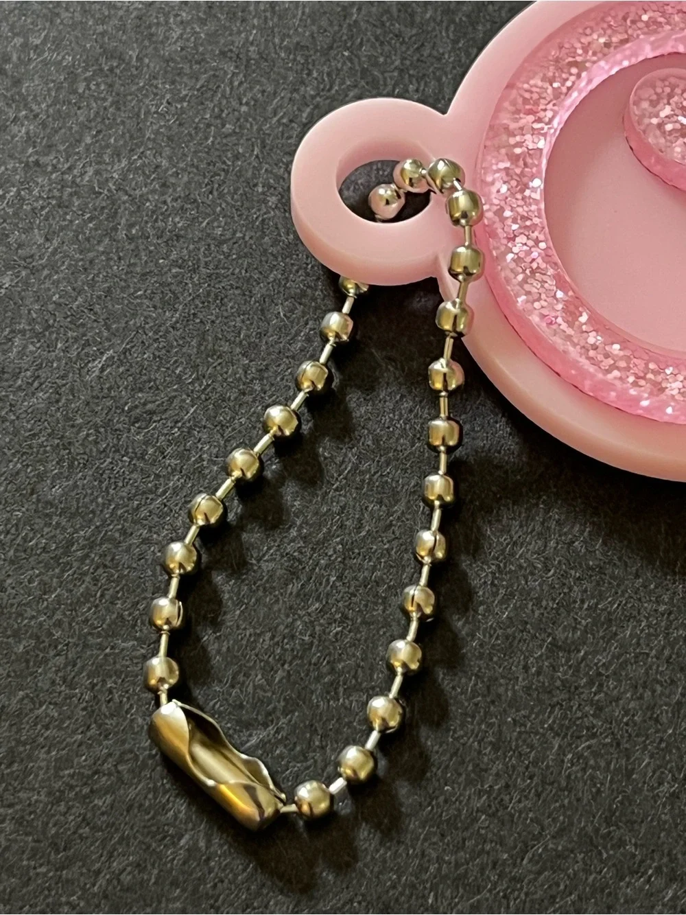 Pink Custom Acrylic Bag Charm - Choose 1